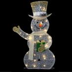 LEDファブリックホワイトスノーマン（2D） クリスマス イルミネーション WG-2787