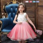 子供のドレス花柄ペチスカートノース...