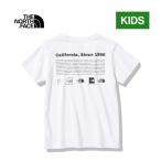 ザ・ノース・フェイス ノースフェイス ショートスリーブヒストリカルロゴティー NTJ32356 W ホワイト キッズ 春夏モデル プリントTシャツ 男の子 女の子 公園