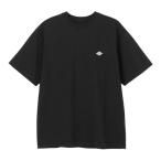 ダントン DANTON ショートスリーブ インナーTシャツ #DT-C0195 CVT ブラック レディース 半袖Tシャツ 丸首 シンプル ワッペン タウンユース Tシャツ