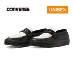 コンバース CONVERSE CS ローファー SK LE 34201440 ブラック/ホワイト メンズ レディース 2023秋冬モデル ローカット シューズ 靴 レザー カジュアル