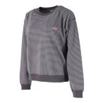 ダントン DANTON コットンポリエステル スウェットボーダーTシャツ #DT-C0203 TCB チャコール×ホワイト レディース 正規品 長袖カットソー トップス 秋冬