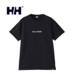 ヘリーハンセン HELLY HANSEN ショートスリーブロゴティー HH62416 K ブラック メンズ レディース 2024春夏モデル 半袖 Tシャツ ドライ 速乾 UVカット
