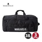 マキャベリック MAKAVELIC アンセム 3ウェイ ボストン L 3124-10403 ブラック 通勤アイテム 新学期 2024新作 ダッフルバッグ ボストンバッグ 大型バッグ