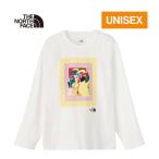 ザ・ノース・フェイス ノースフェイス CRロングスリーブメッセージティー NTM82411 W ホワイト メンズ レディース 2024秋冬モデル 長袖シャツ ロンT Tシャツ