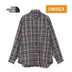ザ・ノース・フェイス ノースフェイス ロングスリーブフロストフォージフランネルシャツ NR62431 GY TNFグリーン×ダークイエロー メンズ レディース
