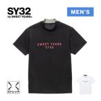 スウィートイヤーズ SY32 カードボード ピケ ハーフ モック SYG-24SA001 メンズ 半袖 Tシャツ モックネック ゴルフ ウェア スポーツ SY32ゴルフ ゴルフウェア