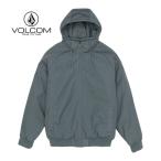 ボルコム Volcom Hernan 10K ジャケット A1732408 DST ダークスレート メンズ 2024秋冬モデル アウター 上着 防寒着 中綿ジャケット フード付き パーカー