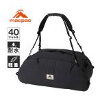 マックパック macpac クエストダッフル MM82504 K ブラック 2025春夏モデル ダッフルバッグ ショルダー バックパック 軽量 旅行 耐久性 耐水性 ナイロン