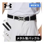 アンダーアーマー UNDER ARMOUR ロゴ バックル ベルト 1385560 メンズ ゴルフ ウェア アクセサリー カット サイズ調整可能 スポーツ 大人 GOLF UA