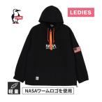 CHUMS NASA チャムス スペース フーディー CH14-1454 K001 ブラック レディース 2025春夏モデル トップス プルオーバーパーカー ジャケット フード付き