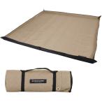 レジャーシート 厚手 200×200cm QC-LS200 SD サンドベージュ クイックキャンプ 送料無料 マット ピクニック 公園 ファミリー 子供 大判 おしゃれ