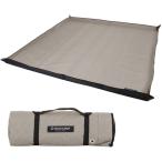 レジャーシート 厚手 200×200cm QC-LS200 GY グレー クイックキャンプ 送料無料 レジャー マット ピクニック 公園 ファミリー 子供 大判 おしゃれ