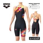 ★26年春夏新商品★ アリーナ arena レーシングワンピーススパッツ AS6SRC70L BKYL ブラック×イエロー レディース 2026春夏モデル 水着 スイムウェア