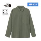 ザ・ノース・フェイス ノースフェイス ハイカーズシャツ NR12601 FG ヒューズボックスグレー メンズ 2026春夏モデル 長袖シャツ ソフトシェル 軽量 薄手 はっ水