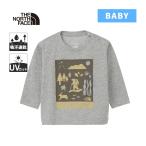  The * North * лицо длинный рукав Cire tokotoko чай NTB82530ST Z Mix серый baby футболка с длинным рукавом long чай long T tops casual обычно надеты 