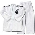 アルマ ALMA 海外製柔術着 上下セット 白帯付 JU2-A2-WH WH 白 メンズ レディース 送料無料 柔術衣 格闘技 上衣 ズボン 白帯3点セット