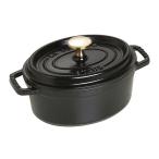 ショッピングストウブ ストウブ staub ピコ・ココット オーバル 17cm 40509-482 黒 キッチン用品 調理器具 両手鍋 新生活 料理 生活用品 卓上調理鍋