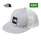 ザ・ノース・フェイス ノースフェイス スクエアロゴメッシュキャップ NNJ02001 Z ミックスグレー キッズ 春夏モデル 帽子 キャップ アウトドア カジュアル