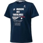 ルコック スポルティフ le coq sportif 半袖シャツ QTMSJA06 NVY ネイビー メンズ テニス トップス Tシャツ 練習着 試合 トレーニングウェア スポーツウェア