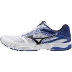 ミズノ(MIZUNO) ウェーブ エンペラー TR2 ホワイト×ブラック×ブルー J1GA178610 ランニングシューズ メンズ レディース マラソン トレーニング
