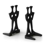 ショッピング南部鉄瓶 南部鉄器 マイスター ブックエンド 友情  MEISTER 馬場忠寛 本立て 21634