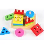 知育 型はめパズル 木製 キッズ 室内遊び 幼児 子ども おしゃれ パズル 木 玩具 オモチャ 型はめ 家で遊べるおもちゃ 指先 子供玩具