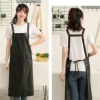 エプロン ワークエプロン メンズ レディース 防水 pu ポケット付き カフェ 飲食店 レストラン 美容院 サロン DIY 料理教室 ソムリエ 保育士 介護