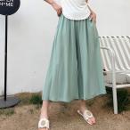 ショッピングスカーチョ スカーチョパンツ ガウチョパンツ ゆったり カラバリ シンプル レディース ボトムス ウエストゴム カラフル ファッション レディス 春夏 新作sk0477