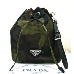 プラダ  巾着  ポーチ  日本未発売  PRADA　 1N1863 迷彩柄 TESSUTO CAMOUFL