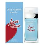 ドルチェ＆ガッバーナ Dolce &amp; Gabbana ライトブルー ラブイズラブ Love is Love EDT 100ml 香水 レディース フレグランス ギフト母の日