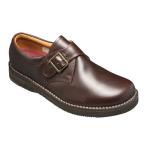 ビジネスシューズ リーガル/　サイドモンク/JJ25 ダークブラウン/3E 幅広