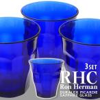 ショッピングロンハーマン 新品 RHC ロンハーマン x デュラレックス 3SET ピカルディ グラス 3個セット タンブラー 強化ガラス お祝い プレゼント 食器 ギフト 290005051 グッズ