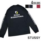 新品 ステューシー STUSSY INTERNATIONAL LS TEE 長袖Tシャツ ロンT スケート ストリート エイトボール ストックロゴ 202007768051 TOPS