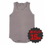 [ время ограничено отметка 15 раз!] новый товар la палочка большой mRUSTIC DIME STRIPED TANK TOP окантовка майка BROWN Brown 9990041550360 TOPS