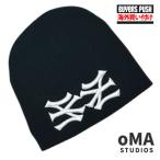 新品 オーマデザインスタジオ oMA DESIGN STUDIOS NY NY SKULL CAP スカルキャップ ビーニー ニット BLACK BUYERS PUSH 253000734011 ヘッドウェア