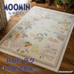 ���O�}�b�g MOOMIN ���[�~���J�̒n�} �T�C�Y�F��140cm�~200cm 131-39282 �p�C�����F8mm �h�_�j �z�b�g�J�[�y�b�g ���g�Ή� �V�ііh�~ ���{��