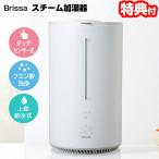 Brissa ポット型加湿器 スチーム加湿器 BDKN430WH 上部給水加湿機 ポット型加湿機 大型 スチーム式加湿器 ポット加湿器 大容量 4.3L スチーム