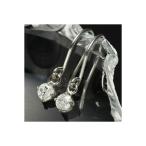PTダイヤモンドピアス フックピアス プラチナ