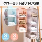 吊り下げ収納 クローゼット 収納 2段 3段 4段 ラック アイデア 折りたたみ 衣類 下着 靴下 タオル バッグ カバン 帽子 小物 整理整頓 収納ハンガー 布 NEXUP003