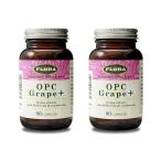 OPC Grape+ OPC серый p+ 90 Capsule 2 шт. комплект полифенол . иметь дополнение FLORA флора 