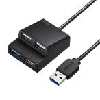 訳あり新品 USBハブ 4ポート USB3.2Gen1+USB2.0コンボハブ USB-3H413BKN サンワサプライ 外装に傷・汚れあり