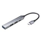 訳あり新品 USBハブ USB Type-C接続 USB A 3ポート Type-C 1ポート USB 5Gbps USB2.0 スリムハ・ USB-5TC27GM サンワサプライ 外装に傷・汚れあり