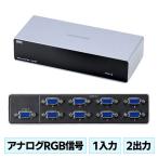 訳あり新品 高性能ディスプレイ分配器 8分配 VGA-SP8 サンワサプライ 外装パッケージにキズ、汚れあり