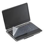ノートPC用キーボードカバー マルチタイプ 横長ロング フリーカット 抗菌 FA-SMUL2W サンワサプライ