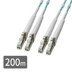 OM3 code set type light fiber cable 200m HKB-CSOM3LCLC-200 Sanwa Supply 