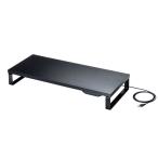  монитор шт. стол сверху шт. ширина 60cm USB ступица 4 порт compact из дерева настольный кабель длина .1.5m черный MR-LC215BK Sanwa Supply 