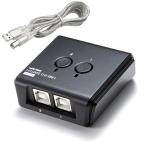 USB�ؑ֊� 2�� �Q�F�P �蓮�ؑ� USB2.0 �v�����^ �O�t��HDD ���C�����X�L�[�{�[�h �}�E�X out-EZ4-SW020 �A�E�g���b�g
