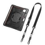 iPad Pro ケース 耐衝撃 ハンドル スタンド ショルダーベルト タッチペン収納 iPad Pro 11インチ M4/2024 PDA-IPAD1717BK3 サンワサプライ