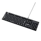 メカニカルキーボード ゲーミング機能 USB接続 赤軸 ブラック SKB-MK3BK サンワサプライ